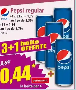 Norma Pepsi Pepsi regular offre