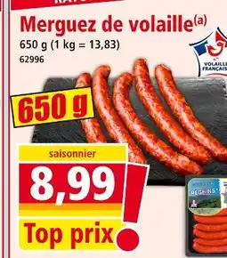 Norma Merguez de volaille offre