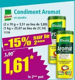 Norma KNORR Condiment aromat en poudre offre