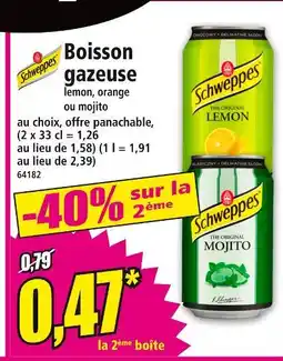 Norma SCHWEPPES Boisson gazeuse offre