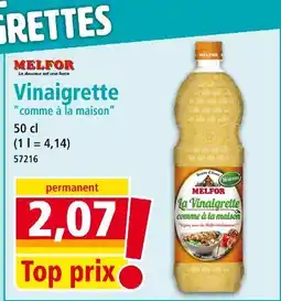 Norma Melfor Vinaigrette offre