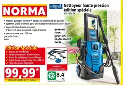 Norma Scheppach Nettoyeur haute pression édition spéciale HCE 1600 SE offre