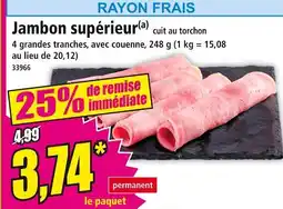 Norma Jambon supérieur offre