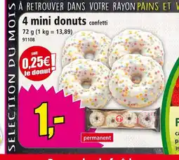 Norma 4 mini donuts offre