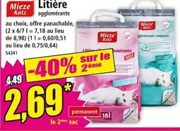 Norma Mieze Katz Litière agglomérante offre