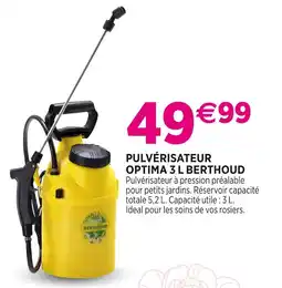 Delbard BERTHOUD Pulvérisateur optima 3 L BERTHOUD offre