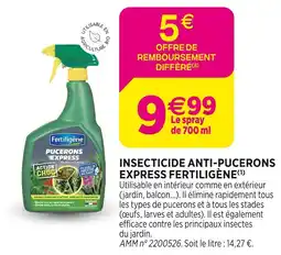 Delbard FERTILIGÈNE Insecticide anti-pucerons express FERTILIGÈNE offre