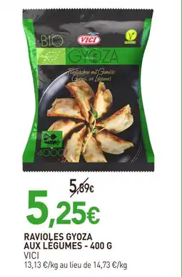 naturéO VICI Ravioles gyoza aux légumes - 400 g offre