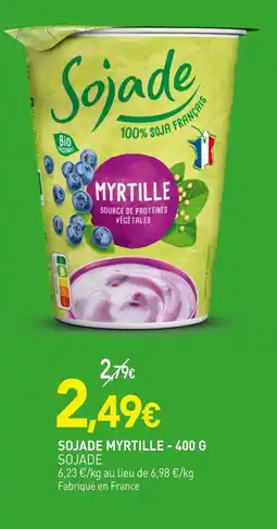 naturéO Sojade myrtille - 400 g offre