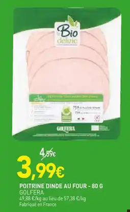 naturéO GOLFERA Poitrine dinde au four offre