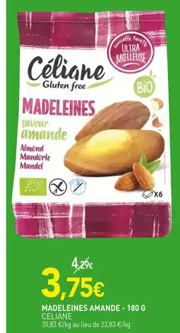 naturéO CELIANE Madeleines amande - 180 g offre