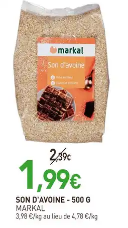naturéO MARKAL Son d'avoine - 500 g offre