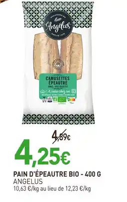 naturéO ANGELUS Pain d'épeautre bio - 400 g offre