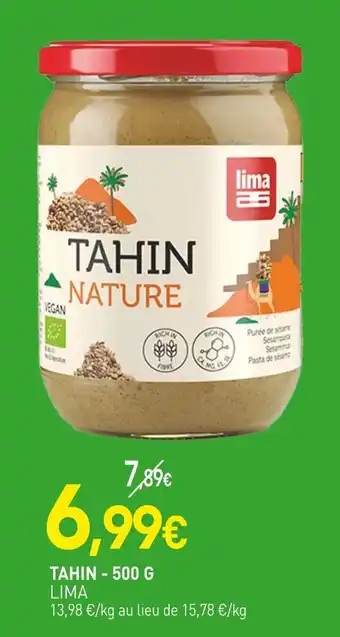 naturéO LIMA Tahin - 500 g offre