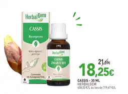 naturéO HERBALGEM Cassis offre
