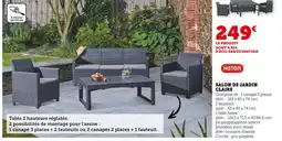 Hyper U KETER Salon de jardin Claire offre