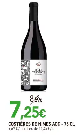 naturéO BELLE D'ARGENCE Costières de nimes aoc offre