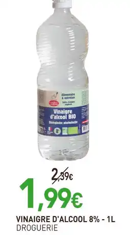 naturéO LA DROGUERIE ECOLOGIQUE Vinaigre d'alcool bio 8% offre