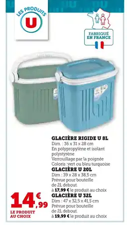 Hyper U U Glacière rigide 8l offre