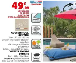 Hyper U COUSSIN YOGA SUNTISS offre
