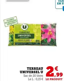 Hyper U U Terreau universel offre