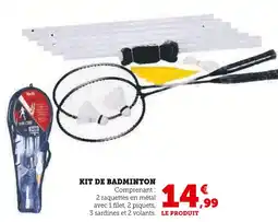 Hyper U Kit de badminton offre