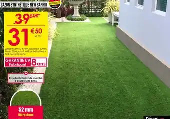 Décor Discount Gazon synthétique new saphir offre