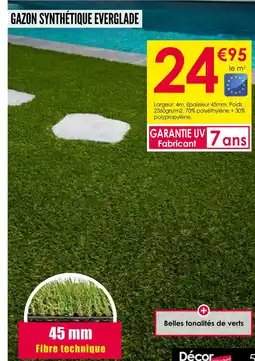 Décor Discount Gazon synthétique everglade offre