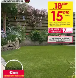Décor Discount GREENPARK Gazon synthétique offre