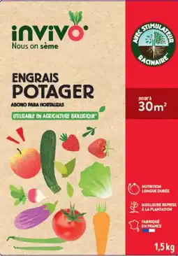 Gamm vert INVIVO Nous on sème Engrais potager INVIVO Nous on sème offre