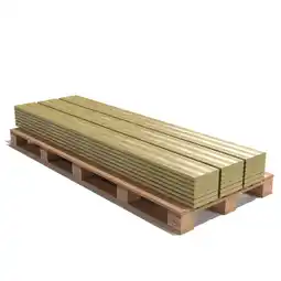 Brico Dépôt Lame de terrasse en bois naturel offre