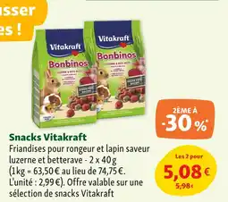 Maxi Zoo Vitakraft Snacks offre