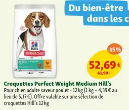 Maxi Zoo Hill's Croquettes Perfect Weight Medium offre