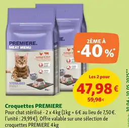 Maxi Zoo Premiere Croquettes offre
