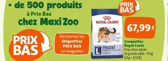 Maxi Zoo Royal Canin Croquettes offre