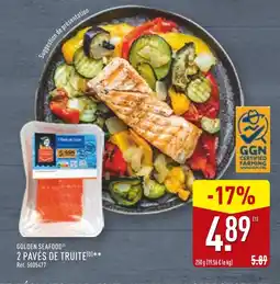 ALDI GOLDEN SEAFOOD 2 pavés de truite offre