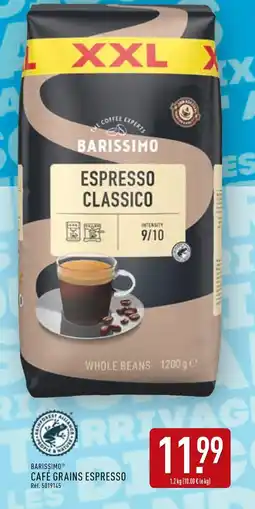 ALDI BARISSIMO Espresso Classico offre