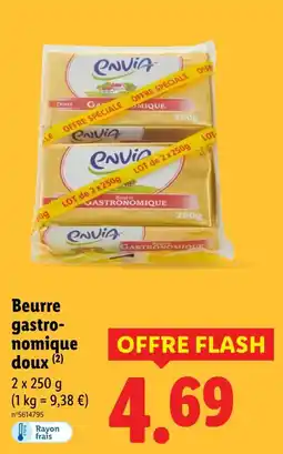 Lidl ENVIA Beurre gastronomique doux offre