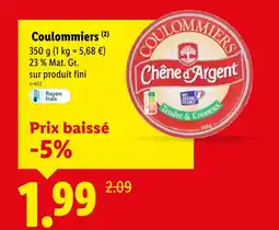 Lidl CHÊNE D'ARGENT Coulommiers offre