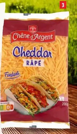 Lidl CHENE D'ARGENT Cheddar râpé offre