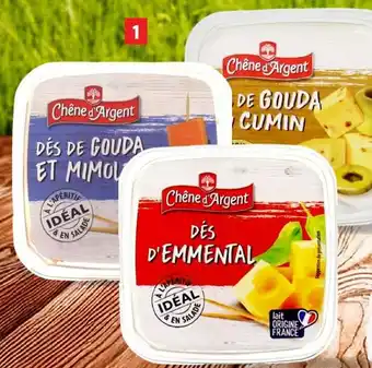 Lidl CHENE D'ARGENT Dés de fromage offre