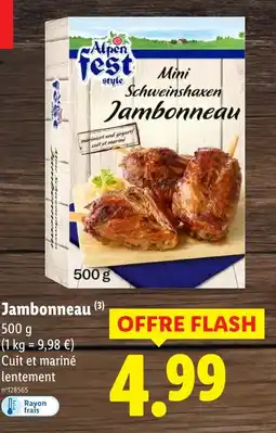 Lidl Alpen Fest style Jambonneau offre