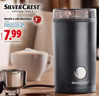 Lidl SilverCrest Moulin à café électrique offre