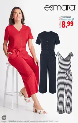 Lidl ESMARA Combinaison offre