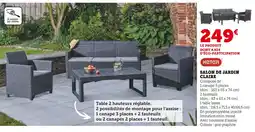 Super U Keter Salon de Jardin Claire offre