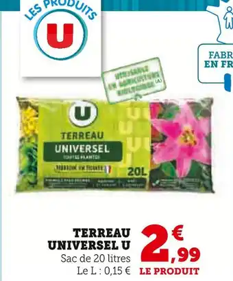 Super U U Terreau universel offre