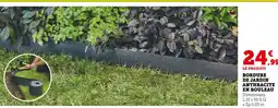 Super U Bordure de jardin anthracite en rouleau offre