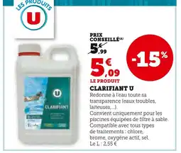 Super U U Clarifiant offre