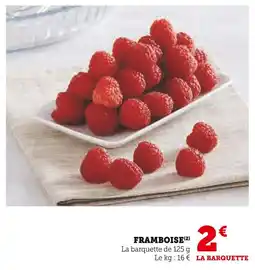 U Express Framboise offre