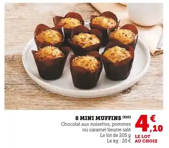 U Express 8 mini muffins offre
